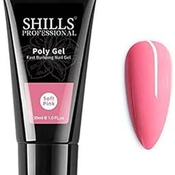 SHILLS PROFESSIONAL Nail Art Fast Building Uv Led Poly Gel Soft Pink G-98