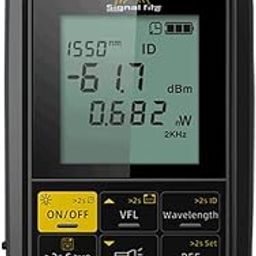 Signal fire Optical Fiber Power Meter with Visual Fault Locator, 4 in 1 Mini Portable Fiber Optical Tester with OPM/VFL, Handheld Optic Fiber Cable Tracker Tool for Engineering Maintenance-10
