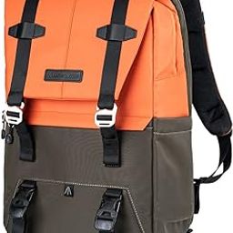 Fashion Camera Backpack Waterproof Camera Bag 20L Large Capacity Camera Case with 15.6 Inch Laptop Compartment Tr Holder Rain Cover for Women Men Photographers-picture-11