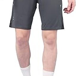 TECHNOSPORT Mens Regular Fit Solid Shorts for Gym, Workout & Sports with Anti Microbial, Techno Dry-image-7
