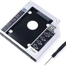 SAMZHE Updated Universal 12.7mm SATA to SATA 2nd SSD HDD Hard Drive Caddy Adapter Tray Enclosures for DELL HP Lenovo ThinkPad ACER Gateway ASUS Sony Samsung MSI Laptop-picture-15