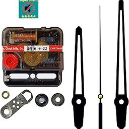 KEDAR® Ajanta Quartz Ortime Sweep & Silent Movement Machine for Wall Clock with Fancy Needles (Made in India)-S044-14