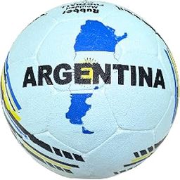 Svaan Argentina Moulded Football & Free Air Pump | Rubberized Moulded | Suitable for Hard Ground | Training Ball | Soccer Ball | for Men/Women | Football Size - 5 (Multicolor)-image-15