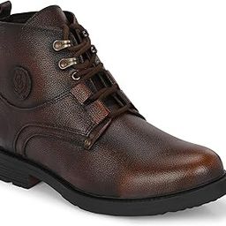 Men's Genuine Leather Casual Boots | Stylish & Comfortable Lace-up Ankle Boots-image-55
