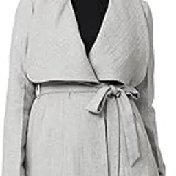 owncraft women black white herringbone coat-picture-44