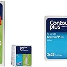 Contour Plus One Blood Glucose Monitoring System Glucometer with Pack of 75 Strips (Multicolor)-3