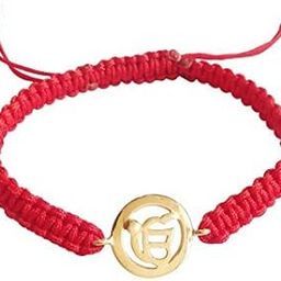 Gold Plated Ik onkar Rakhi-image-40