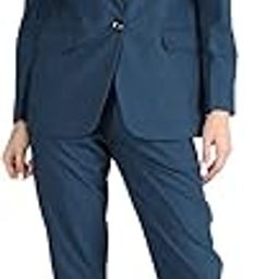 Women Solid Blazer and Trouser Formal Suit-image-81