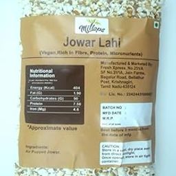 Jowar Lahi |Jowar Dhani |Jowar popcorn|Jolada Aralu |Poped jowar Pack Of 2|-image-48