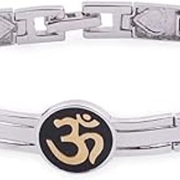925 Silver OM Bracelet | Ideal for Mens | With Certificate of Authenticity and 925 Stamp | 6 Months Warranty*-image-81
