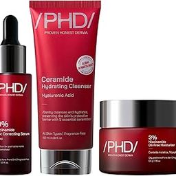 /PHD/ Spot & Oil Control Skincare Combo | Ceramide Face Wash 100ml | 10% Niacinamide Serum 30g | Niacinamide Moisturizer 50g | Acne Marks, Pore Care, Oil Control | For Oily, Acne-Prone & All Skin Types-image-38