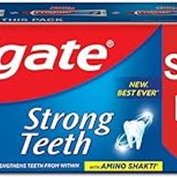 Colgate Strong Teeth Anticavity Toothpaste with Amino Shakti - 500gm (200gm - Pack of 2 with 100gm Free)-24
