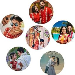 Personalized Photo Memory Fridge Magnets – Custom Magnet Set of 6 (58mm Diameter, 3mm Thick) – Unique Gift for Birthday, Anniversary, Home Décor-image-8