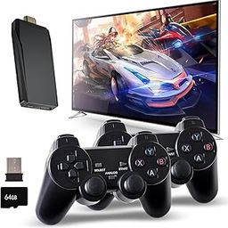 (2025 New Edition) Retro Game Console Stick 4K，Retro Game Stick with Built-in Great Game, 21,000+ Games, 4k Hdmi Output & 2.4GHz Wireless Controller, Retro Game Emulators, Plug & Play TV Video Game-image-48