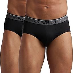 8037 Men's Super Combed Cotton Solid Brief with Ultrasoft Waistband (Pack of 2)-image-23