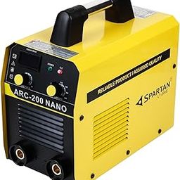 Spartan LT-200S Heavy Duty Single Phase Inverter Welding Machine (IGBT technology) 200S with Hot Start, Anti-Stick, Arc Force, Power Boost Functions - 6+6 month warranty (Yellow & Black, Pack of 1)-12