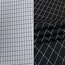 Pri & Su CottLinns Combo fo Cotton Checkered Shirt Fabric 70000434 & Trouser 90027-image-20