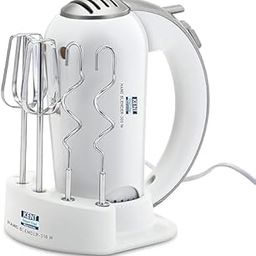 NuHiramoti Hand Blender 300 W | 5 Variable Speed Control | Multiple Beaters & Dough Hooks | Turbo Function, Plastic, 300 Watts-23