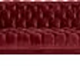 Fabrique Supernova 3+2+1 Velvet Fabric 6 Seater Maroon Sofa Set-image-36
