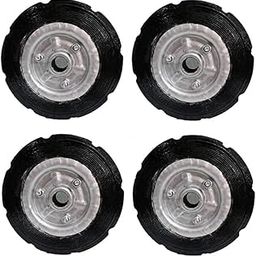 Tanishka Creations Generator Trolley Wheels - Heavy Duty Engine/Pumping Set Trolley Wheels (Size - 8 Inches, Bore Size - 1 inche) (Set of 4 wheels)-14