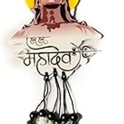 DIKSHA CREATION Fancy Lord Mahadev Car Hanging Car Rear View Mirror Decor Ornament Accessories Good Luck Dream Catcher Positive Vibes Gift, Car, Room-image-94