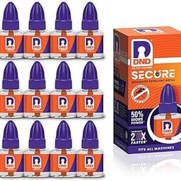 DND Secure Mosquito Repellent Refill | Liquid Vaporiser | 50% Extra Power | Pack of 12-45ml Each-21