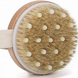 Rustic Rituals, Wooden Bath Brush with Massaging Nodes for Dry brushing | Wet and Dry Bath Brush for Cellulite and Lymphatic, Suitable for all skin types-8
