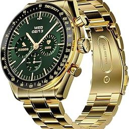 Fire-Boltt Moonwatch 36.3mm (1.43 inch) AMOLED Display, Wireless Charging, Metallic Frame, Stainless Steel Luxury Straps, Complete Health Suite, Bluetooth Calling, Sports Modes (Gold)-picture-27