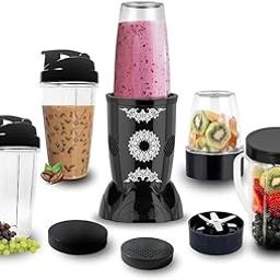 Nutri-Bullet 550W Mixer Grinder & Blender | 5 Unbreakable Jars | 2 Stainless Steel Blades | 2-Year Warranty-image-78