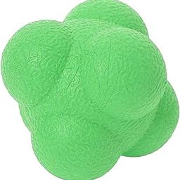 BNF® Coordination Reflex Agility Hexagonal Tennis Fitness Reaction Ball Green|Sporting Goods | Fitness Running & Yoga |Exercise Balls|1 Piece Bounce Reaction Balls-30