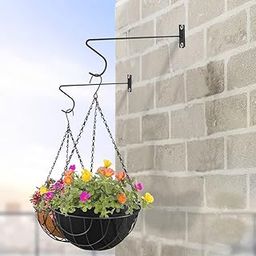 TrustBasket Angus Wall Bracket for Hanging Planter (Pack of 5) Wall Shelf Brackets Plant Hangers for Hanging Flower Pots for Indoor and Outdoor Plants-18