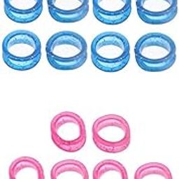 MERISHOPP® Silicone Barber Hair Grooming Shears Scissor Finger Ring Grips Inserts |Health & Beauty | Salon & Spa Equipment | Scissors & Shears-image-35