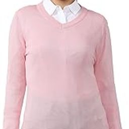 Women Acrylic V Neck Sweater-image-47