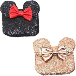 Li'l Diva Minnie Mouse Sequin Classy & Stylish Pack of 1 Purse in Black Color for Girls 3 Years and Above-image-103