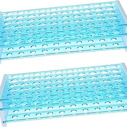 2pcs Centrifuge Tube Rack Test Tube Stand Test Tube Rack Test Tube Storage Organizer Plastic Test Tube Holder Test Tube Storage Holder Test Tube for Laboratory Sampling Tube Holder-20