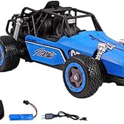 Toyshine1:20 Scale Mud Race Buggy Remote Control High-Speed Off Road Rock Fast Racing Vehicle Electric RC Car for Kids Adults - Blue-picture-17