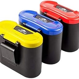 Kixre Car Trash Can, Car Trash Bin Car Garbage Can Car Trash Container Vehicle Trash Bin Car Dustbin Mini Garbage Bin Travel Portable Auto Hanging Vehicle Bin Garbage Dust Rubbish Container-image-11