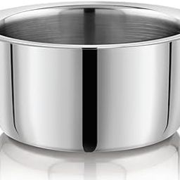 KEMP Stainless Steel 304 Grade Tope/Patila/Topiya, Induction and Gas Stove Friendly, Silver Heaviest in Class, Better Nutrition & Heat Distribution, Uses Less Oil & Gas (24 CM-2.4 LITERS)-image-16