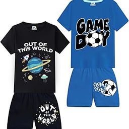 Pack Of 2 Multicolor Boys Regular Fit 100% Cotton T-Shirts and Shorts Set (1-2 Years)-14
