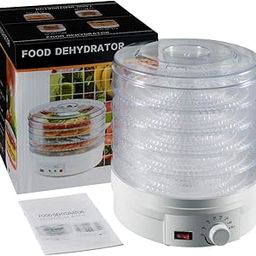 Evona 5-Layer Countertop Food Dehydrator Machine Fruit Vegetable Herb Meat Drying Machine 5 trays Pet Food Maker Snacks Air Dryer-18