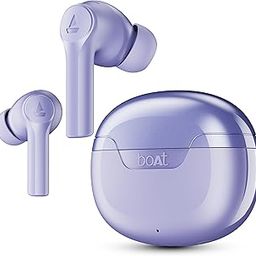 boAt Airdopes 300, Cinematic Spatial Audio, 50H Battery, 4Mic AI ENx, Fast Charge, App Support, Low Latency, IPX4, v5.3 Bluetooth Earbuds, TWS in Ear Earbuds Wireless Earphones with mic (Purple Haze)-78