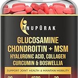 Glucosamine Chondroitin MSM 4500mg Joint Support Supplement with UC-II Collagen, Hyaluronic Acid, Boswellia & Curcumin – Supports Flexibility, Mobility & Cartilage Health – 90 Tablets-12