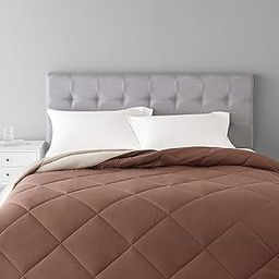 Cloud fino 100% Pure Cotton Comforter 300GSM, Box Stitched Stylish and Elegant comforters for Hotel Like Feel and Attractive!! King|Chocolate-image-35