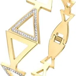 yashidun Triangle Stitching Design Bracelet in Stainless Steel and Titanium Steel-picture-3