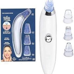 Dr.Drey 4-in-1 Derma Suction Blackhead Remover – Multi-Function Pore Vacuum & Acne Extractor Tool for Whiteheads, Pimples, and Skin Cleansing – Rechargeable Face Cleaner Device (White)-image-98