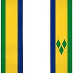 Saint Vincent and the Grenadines Flag Graduation Shawl Sash Stole Wraps Scraf For International Study Pride Women Men-image-58