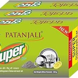 Patanjali Super Dishwash Bar - 225g (Buy 3 Get 1)-image-1