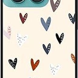 NDCOM Back Cover for Moto Edge 60 Fusion 5G Back Cover | Motorola Edge 60 Fusion Backcover | Premium Moto Edge 60 Fusion 5G Cover | Seamles Doodle of Hearts Printed Metal Case-image-25