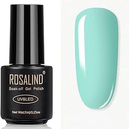 ROSALIND Gel Nail Polish UV LED Nail Polish Nail Manicure Long Lasting Nail Art Color Gel Need UV Lamp to Cure UV Gel Polish (7ml-1594)-image-73