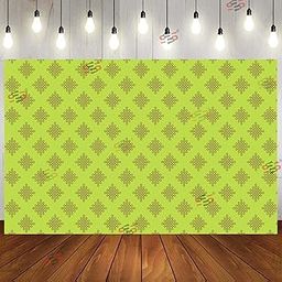 S2S Kolam Muggu Backdrop Cloth | for Pooja, Traditional, Background Decoration Cloth | Curtain Cloth for Festival Fabric 8 Feet Height & 5 Feet Width-image-71
